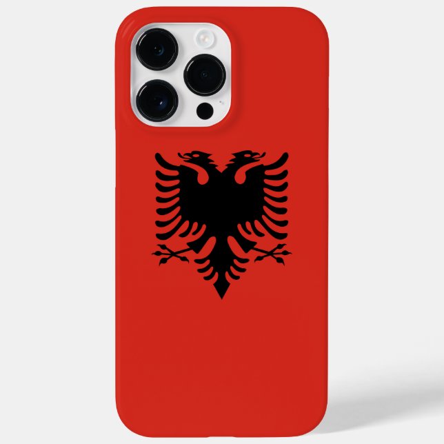 albanische Flagge Case-Mate iPhone Hülle (Rückseite)