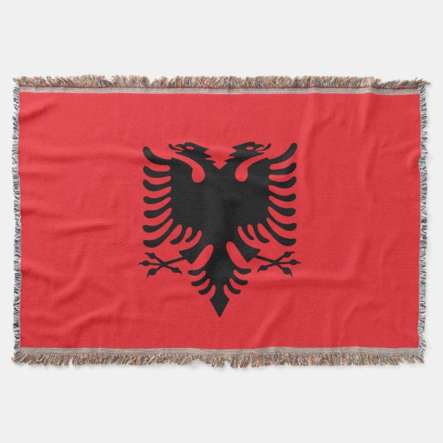 albanische Flagge Decke (Vorderseite)