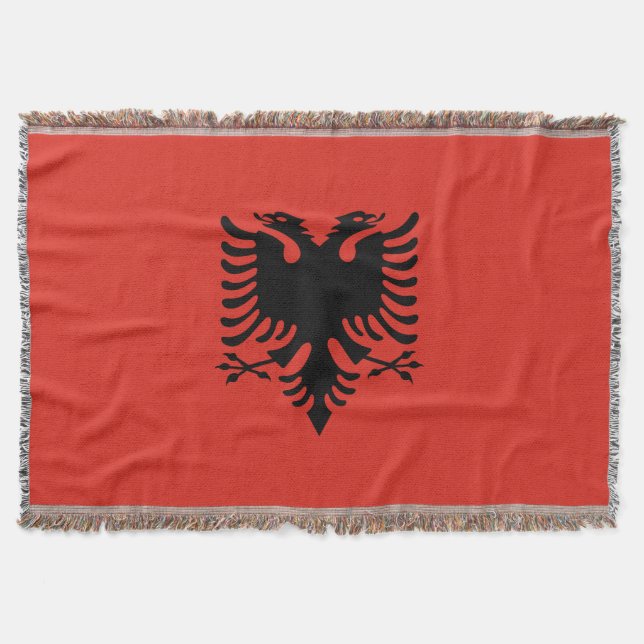 albanische Flagge Decke (Vorderseite)