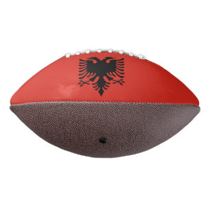 albanische Flagge Football
