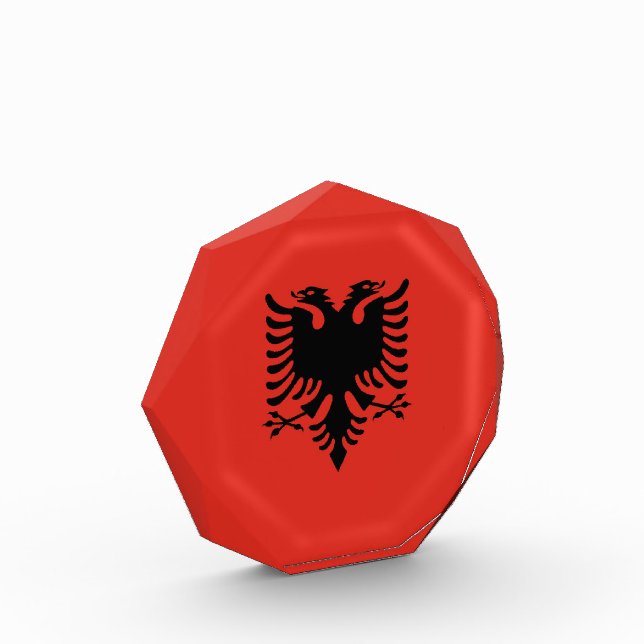 albanische Flagge Fotoblock (Links)