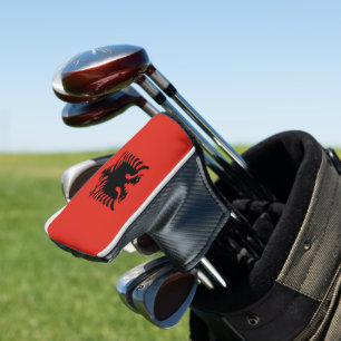 albanische Flagge Golf Headcover