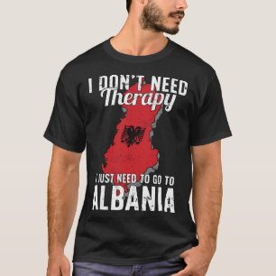 Albanische Flagge I Albanien Flagge I Urlaub Gesch T-Shirt