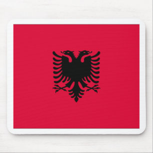 albanische Flagge Mousepad