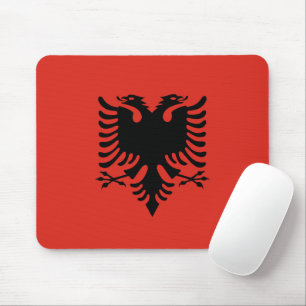albanische Flagge Mousepad