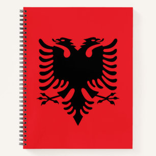 albanische Flagge Notizbuch