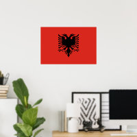 albanische Flagge