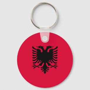 albanische Flagge Schlüsselanhänger