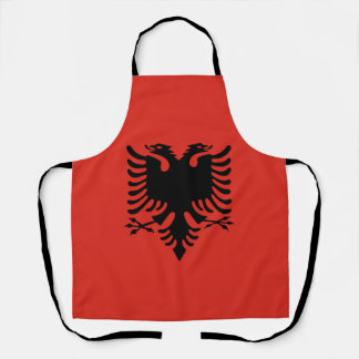 albanische Flagge Schürze