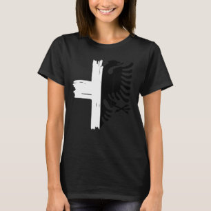 Albanische Flagge Schweiz Albanische Freundschaft T-Shirt
