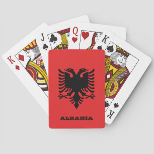 Albanische Flaggenspiele, Albanien Spielkarten