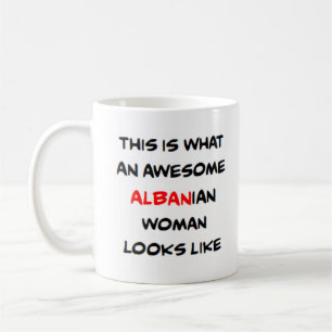 albanische Frau, großartig Kaffeetasse