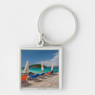 Albanische Riviera, Ksamil, Strandpromenade Schlüsselanhänger