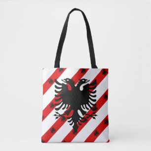 Albanische Streifenflagge