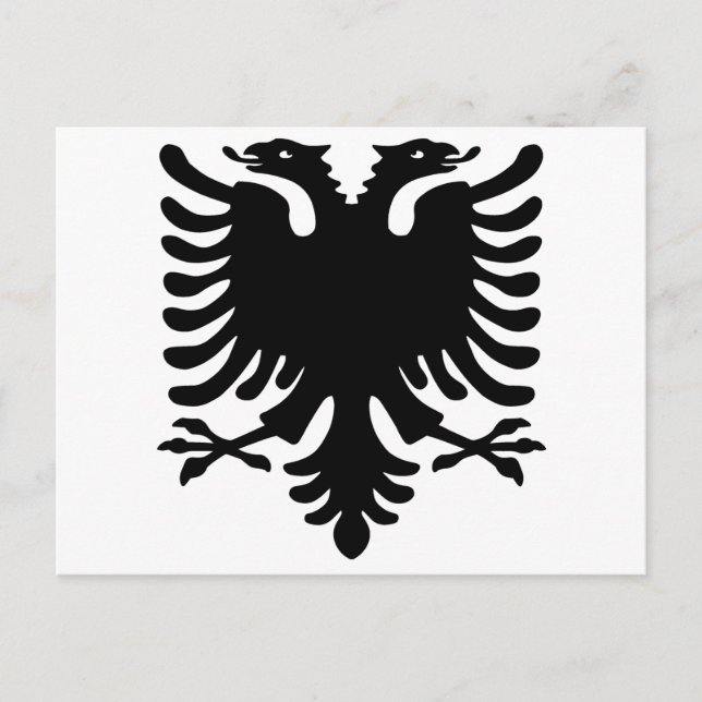 Albanischer Adler. Postkarte (Vorderseite)
