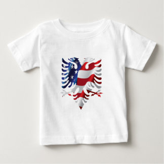 Albanischer Amerikaner Eagle Baby T-shirt