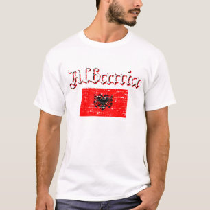 Albanischer Flaggenentwurf T-Shirt