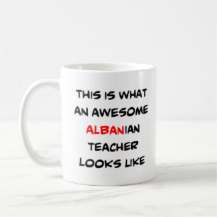 albanischer Lehrer, phantastisch Kaffeetasse