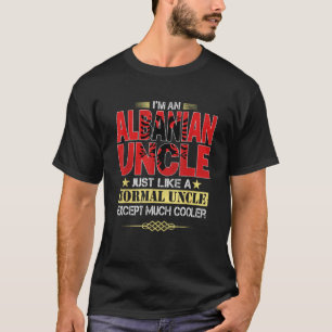 Albanischer Onkel Shirt Vatertag Geschenke
