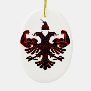 Albanischer Power Keramikornament