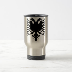 Albanischer Wappen Reisebecher