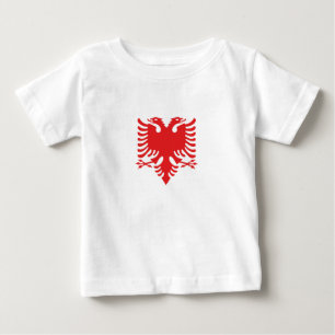 Albanischer zwei-köpfiger Adler Baby T-shirt