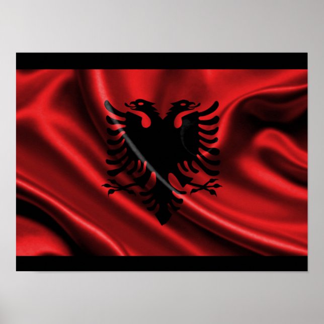 Albanisches Eagle Poster (Vorne)