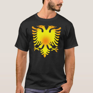 Albanisches goldenes Eagle T-Shirt