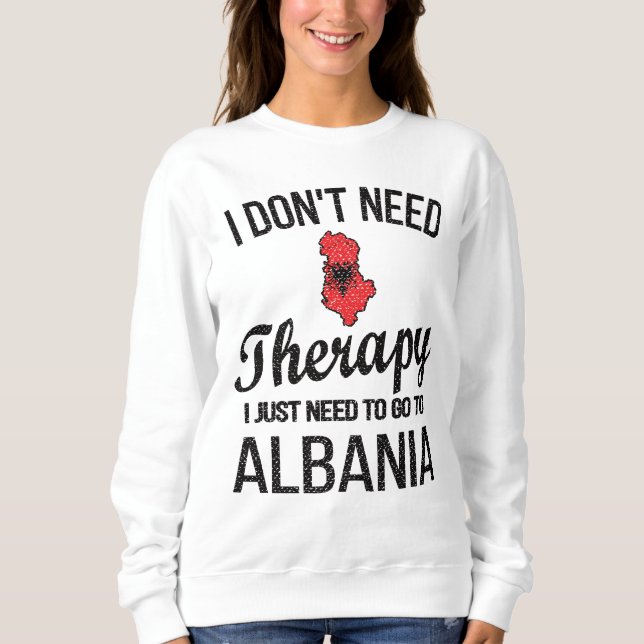 Albanisches Kulturerbe Albanien Roots Albanische F Sweatshirt (Vorderseite)