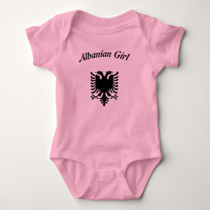 Albanisches Mädchen Baby Strampler