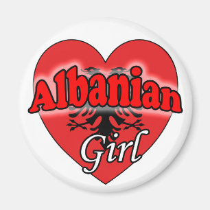 Albanisches Mädchen Magnet