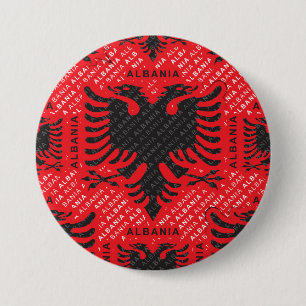 Albanisches Muster 2 Button