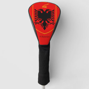 Albanisches Wappen Nationales Erbe Kunst Golf Headcover