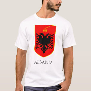 Albanisches Wappen Nationales Erbe Kunst T-Shirt