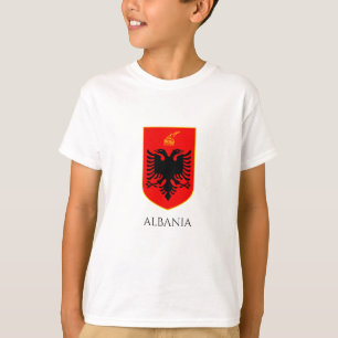 Albanisches Wappen Nationales Kulturerbe Kunst T-Shirt