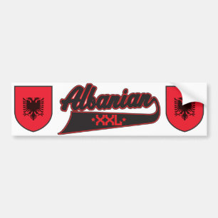 Albanisches XXL Autoaufkleber