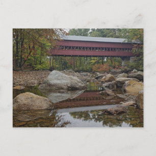 Albany Bridge, gleich neben dem Kancamagus Postkarte
