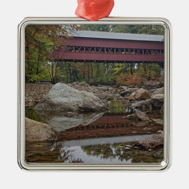 Albany-Brücke, direkt vor dem Kancamagus Silbernes Ornament (Vorne)