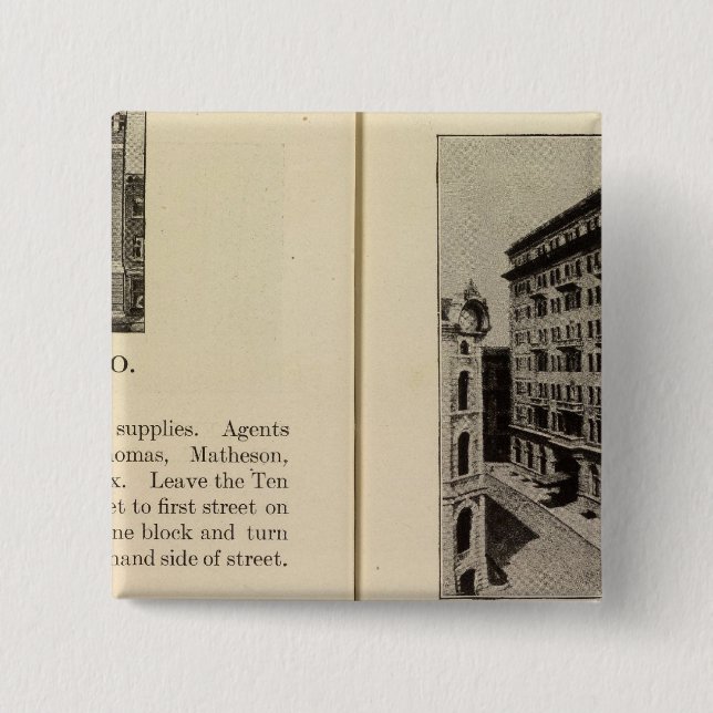 Albany Garage - Zehn Eyck Button (Vorderseite)