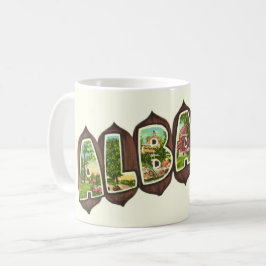 Albany Georgia Vintage Postkarte Kaffeetasse