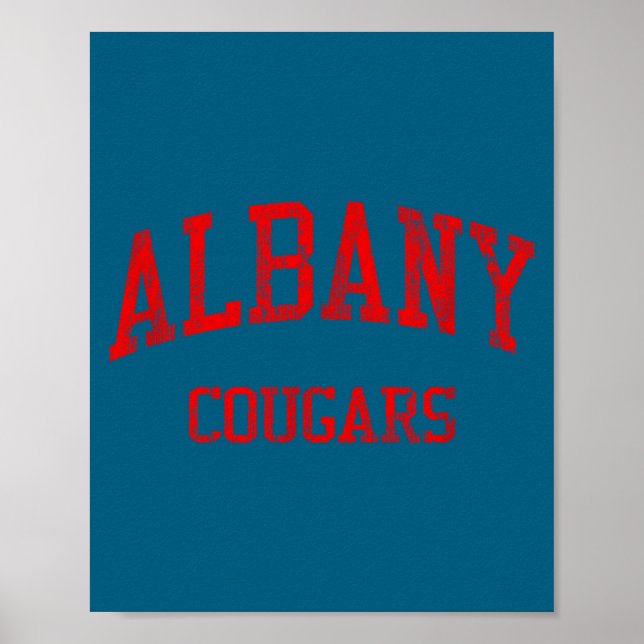 Albany High School Hs Ca Kunstwerk Poster (Vorne)