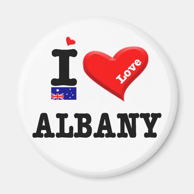 ALBANY - I LIEBE MAGNET (Vorne)