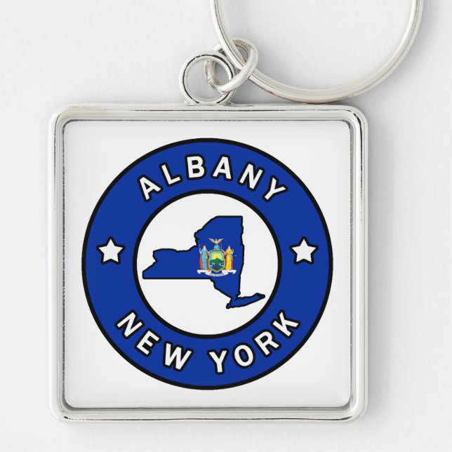 Albany New York Schlüsselanhänger (Vorne)