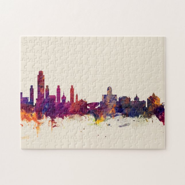 Albany New York Skyline Puzzle (Horizontal)
