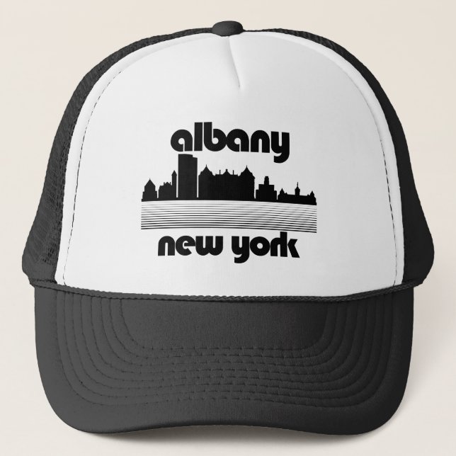 Albany New York Truckerkappe (Vorderseite)