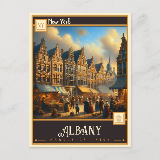 Albany, New York | VINTAG Postkarte (Vorderseite)