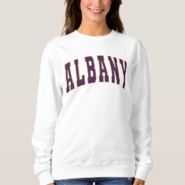 Albany New York Vintag Uni Style Sweatshirt
