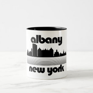 Albany New York Zweifarbige Tasse