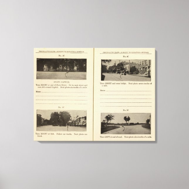 Albany, NY Leinwanddruck (Vorderseite)