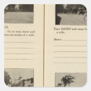 Albany, NY Quadratischer Aufkleber